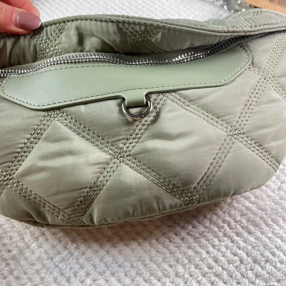 Steve Madden BCORY Sage Quilted Nylon‎ Sling Bag Fanny Pack Belt Bag Kids